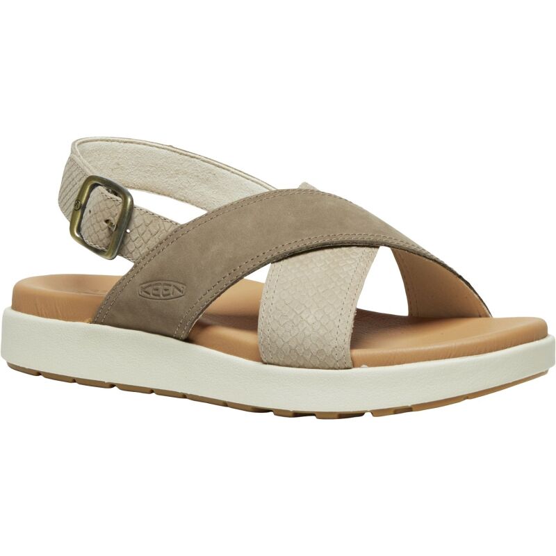 Keen Elle Luxe Cross Strap 1030523 Plaza Taupe/Brindle