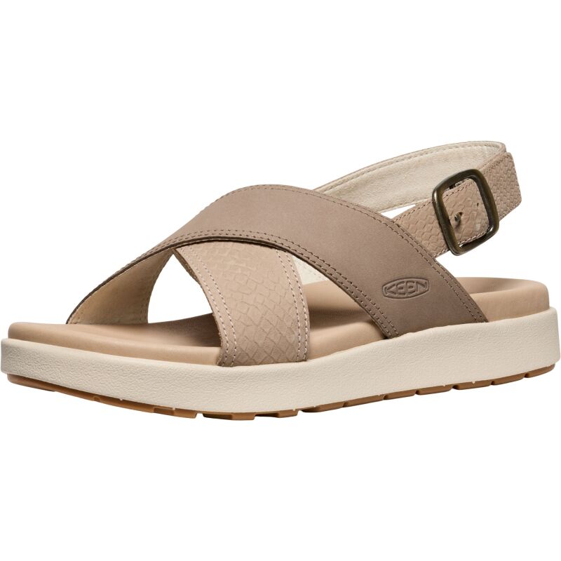 Keen Elle Luxe Cross Strap 1030523 Plaza Taupe/Brindle