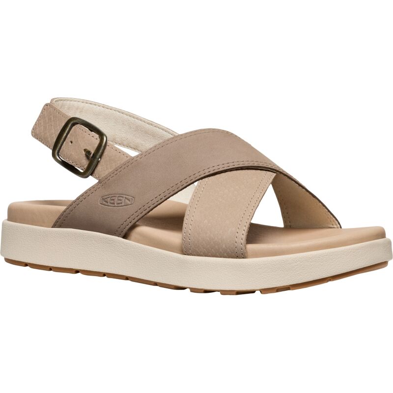 Keen Elle Luxe Cross Strap 1030523 Plaza Taupe/Brindle