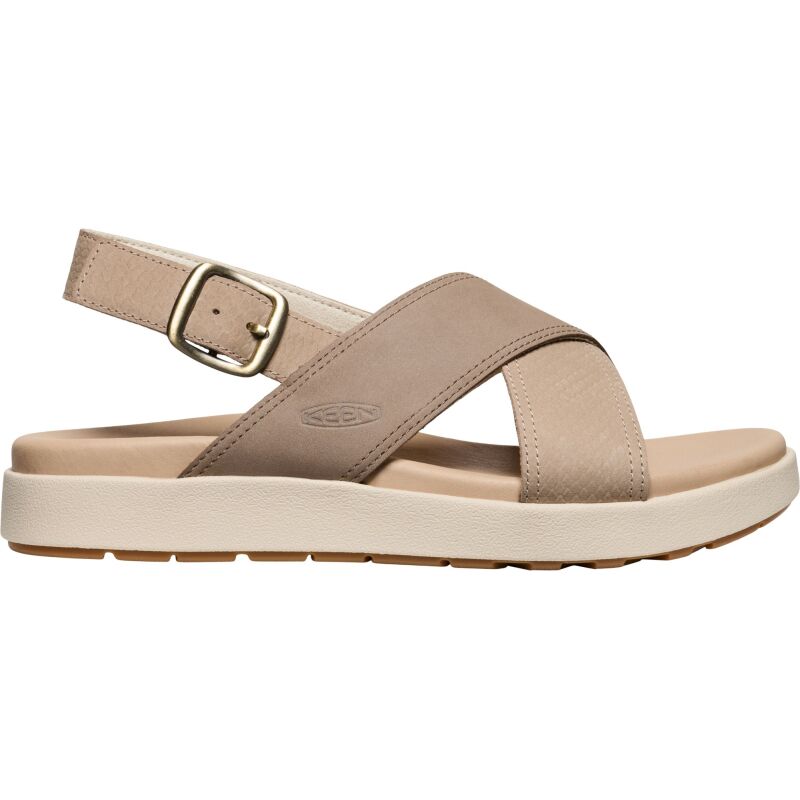 Keen Elle Luxe Cross Strap 1030523 Plaza Taupe/Brindle