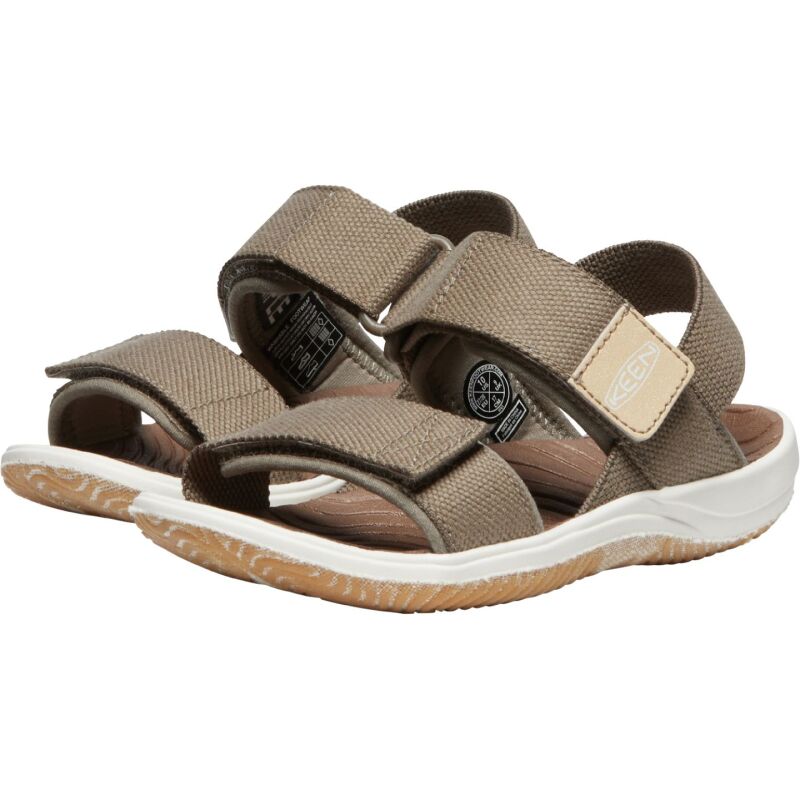 Keen Elle Backstrap Little Kid's Brindle/Star White