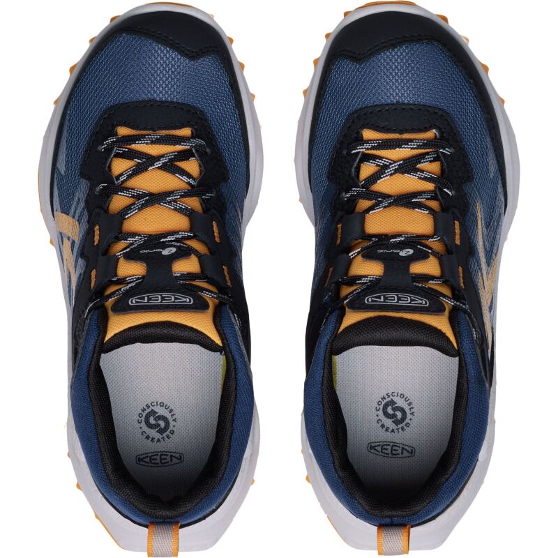 Keen Zionic Mid Wp Big  Kid's Naval Academy/Bright Marigold