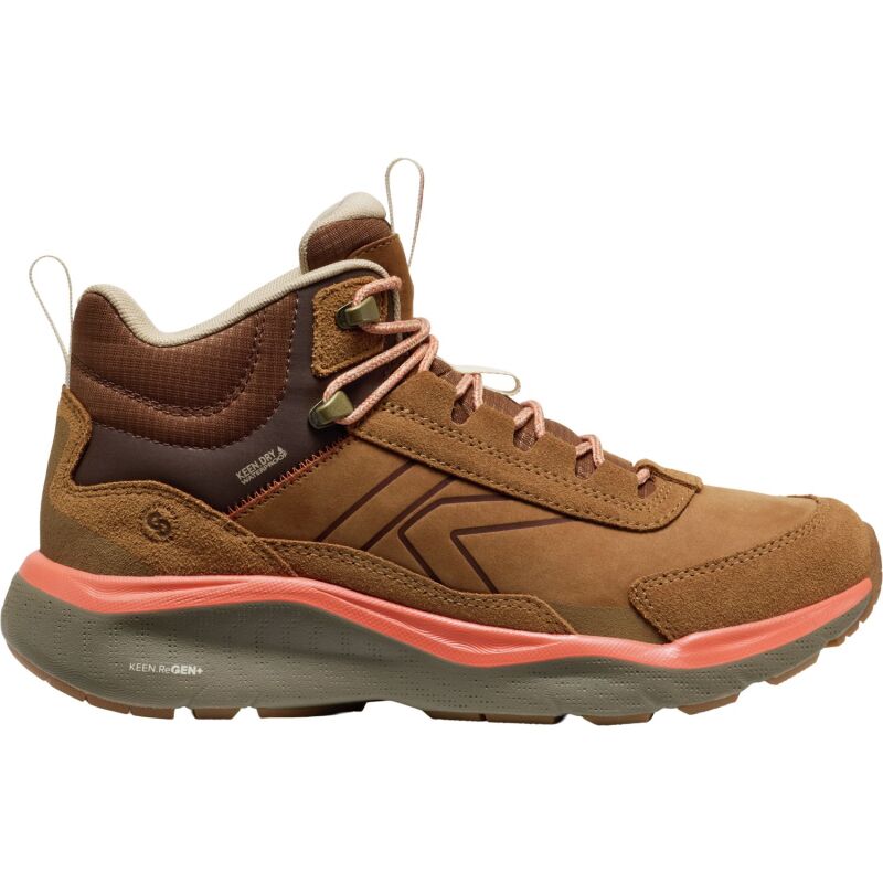 Keen Leiki Leather Mid Wp Women's Chipmunk/Bison
