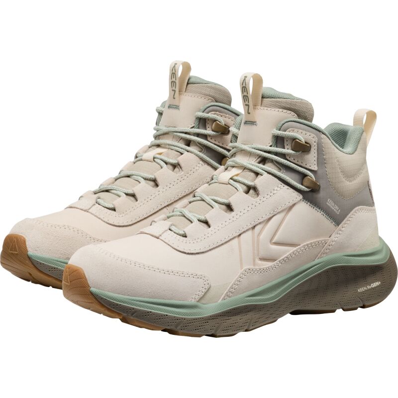 Keen Leiki Leather Mid Wp Women's Birch/Lily Pad