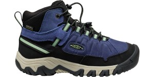 Keen Targhee IV Mid WP Big Kid's Skipper Blue/Hemlock