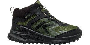 Keen Zionic Mid Wp Big  Kid's Black/Bronze Green