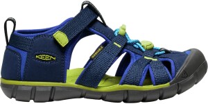 Keen Seacamp II CNX Big Kids' Naval Academy/Chartreuse
